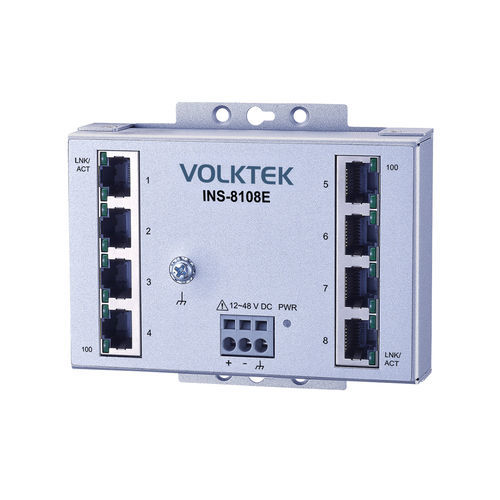 Commutateur Ethernet non administrable - INS-8108E - Volktek - 8 ports / ProfiNet / fast ethernet