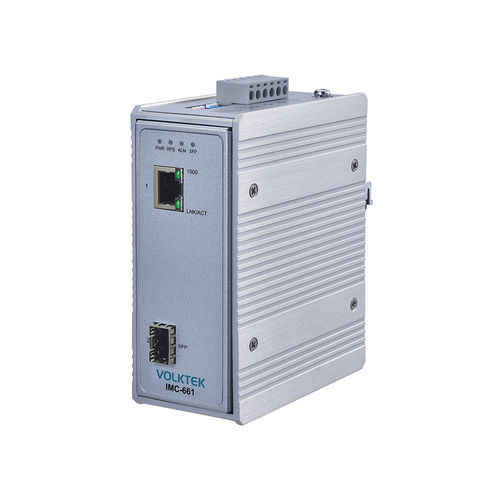 Convertisseur média - IMC-661 - Volktek - de signal / Ethernet / industriel