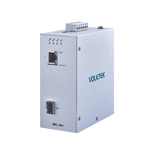 Convertisseur média - IMC-561 - Volktek - de signal / Ethernet / sur rail DIN