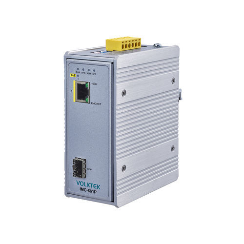 Convertisseur média - IMC-661P - Volktek - de signal / Ethernet / sur rail DIN