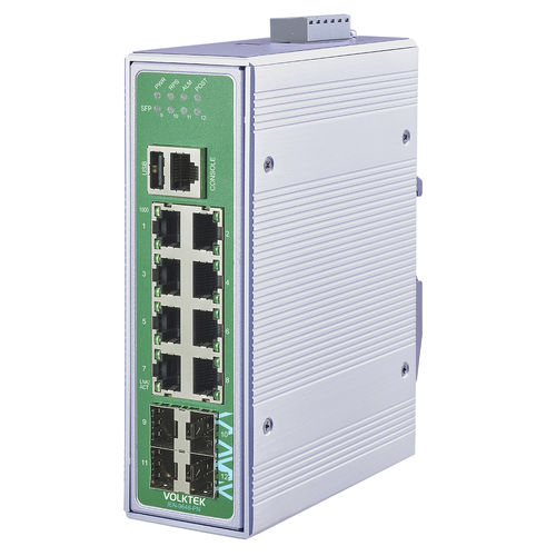 Commutateur Ethernet administrable - IEN-9648-PN - Volktek - 12 ports / Gigabit Ethernet / ProfiNet