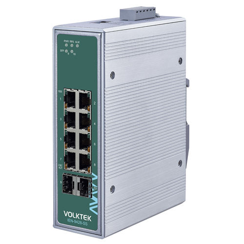 Commutateur Ethernet non administrable - IEN-9428-SS - Volktek - 10 ports / Gigabit Ethernet / ProfiNet