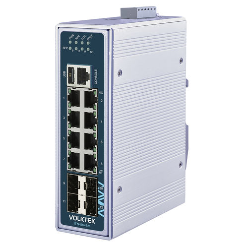 Commutateur Ethernet DNV - IEN-9648M - Volktek - administrable / 12 ports / gigabit