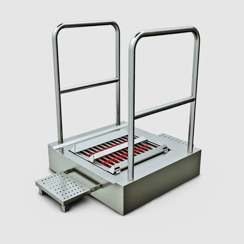 Sas d'hygiène avec lave-semelles - Sct.HJN02.304.0005 - Sectec Security Technology