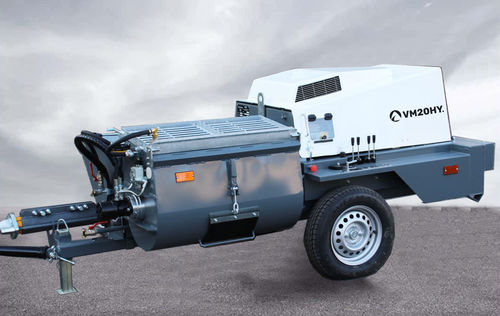 Projeteur d'enduit à moteur diesel - VM20HY - AM3P Projection