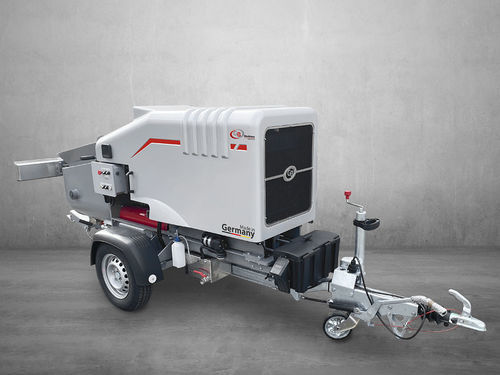 Pompe à béton mobile - CONCRETEMAN - GB Machines - pour chantier / diesel / à piston