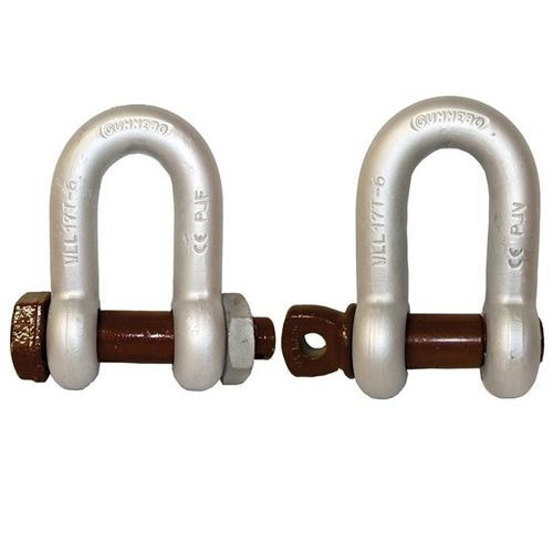 Manille de levage en D - 1320 80 03 - Net Mak Metal Makine San. Ve Tic. Ltd. Sti. - avec verrou et écrou de sécurité / à vis