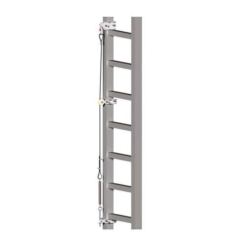 Ligne de vie verticale - 4100 01 40 - Net Mak Metal Makine San. Ve Tic. Ltd. Sti. - antichute / pour le travail en hauteur