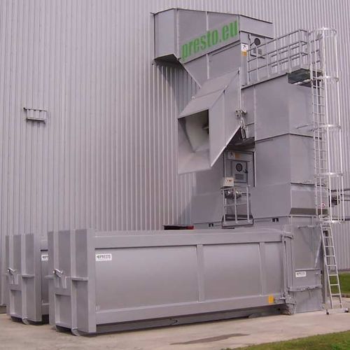 Compacteur de déchets mélangés - SP series - Presto - pour tri sélectif / stationnaire / à vis