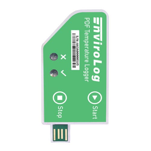 Enregistreur de données de température - EV-16 - envirolog - USB / sans écran / pour applications alimentaires