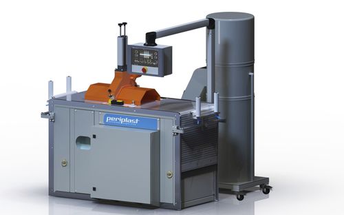 Machine à scier circulaire - SCP series - Periplast - horizontale / pour plastique / pour profilés