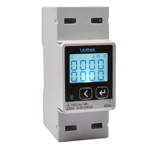 Compteur d'énergie électrique certifié MID - VE2D-63 - Voltek Energy Limited - monophasé / sur rail DIN / RS-485