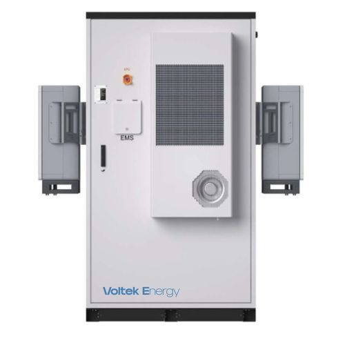 Système de stockage d'énergie LFP - VE-POWERSTAK-197kWh - Voltek Energy Limited - compact / d'extérieur / triphasé