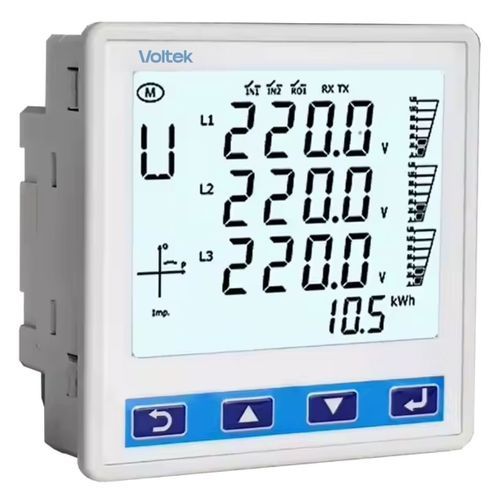 Appareil de mesure de puissance multifonction - VE96P-RC - Voltek Energy Limited - numérique / encastrable / triphasé