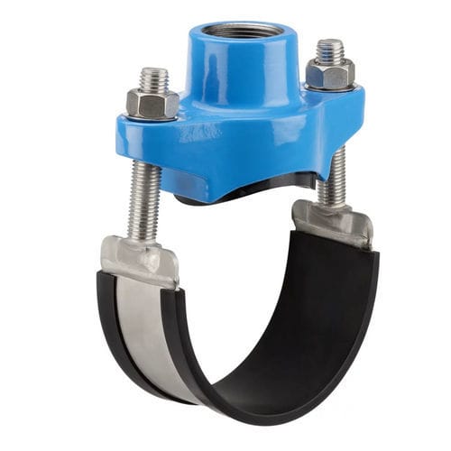 Étrier en acier inoxydable - 3505 - Hawle - pour tubes / taraudé
