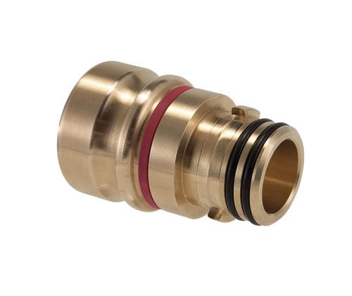 Adaptateur pour tuyaux - 6164 - Hawle - hydraulique / de laiton / époxy
