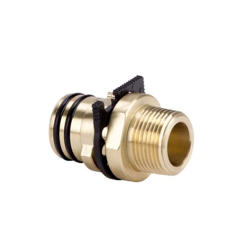 Raccord hydraulique - 6189SP - Hawle - à emboîtement / fileté / DIN