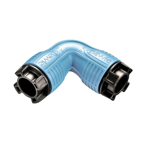 Connecteur de tube coudé - 6420HF - Hawle - en acier inoxydable