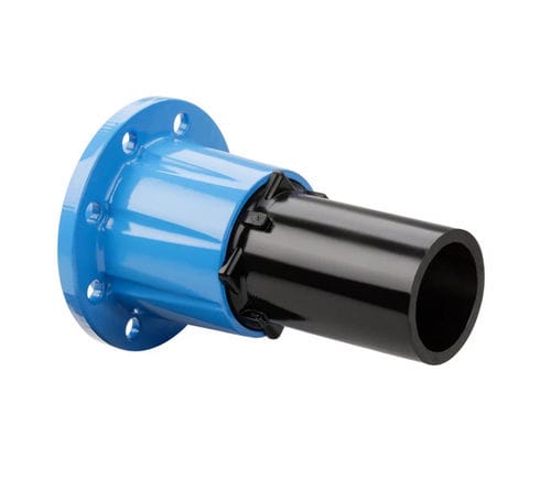 Adaptateur hydraulique pour tuyaux - 0310 - Hawle - à bride / en inox / en fer
