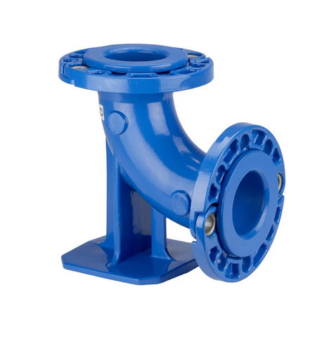 Raccord hydraulique - 5044 - Hawle - à bride / coude à patin / en fer