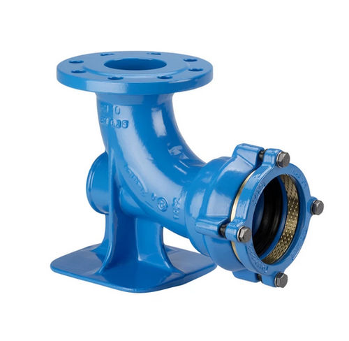 Raccord hydraulique - 5045 - Hawle - à bride / coude à patin / DIN