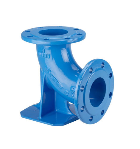 Raccord hydraulique - 5049 - Hawle - à bride / coude à patin / en fer