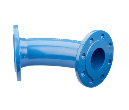 Raccord hydraulique - 8540 - Hawle - à bride / coudé à 45° / en fer