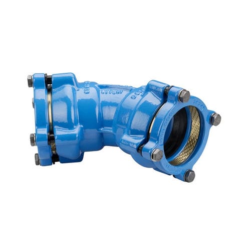 Raccord hydraulique - 8545 - Hawle - à emboîtement / coudé à 45° / DIN