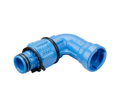 Raccord hydraulique - 6469 - Hawle - à emboîtement / coudé à 90° / DIN