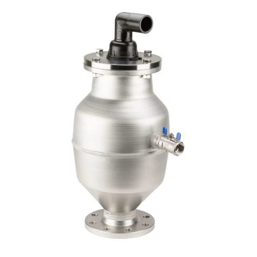 Soupape de décharge pour gaz - 9864 - Hawle - DIN / en acier inoxydable / à bride