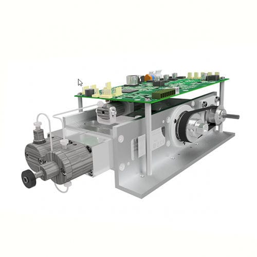 Pompe à piston - ECOM - à eau / pour produits chimiques / avec moteur électrique