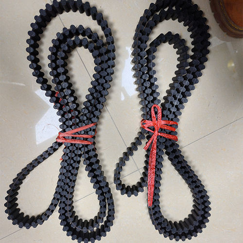 Courroie crantée - Hansheng Automation (Dongguan) Co., Ltd. - trapézoïdale / en caoutchouc / pour process chimique
