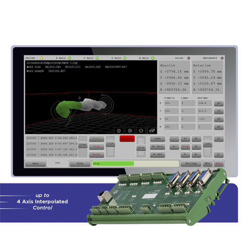 Interface de logiciel CNC - XYZA Router - Radonix Technology - 4 axes / pour machine de traitement du bois / pour tour
