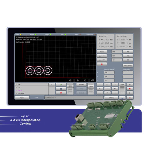 Interface de logiciel CNC - XYZ-SimpleDrill - Radonix Technology - 3 axes / pour machine de perçage