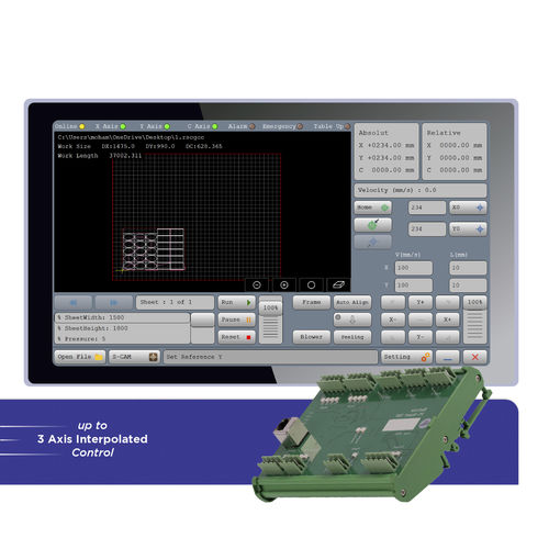 Interface de logiciel CNC - XYC SGCut - Radonix Technology - 3 axes / pour machine de découpe