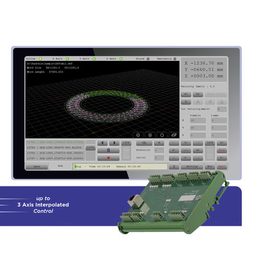 Interface de logiciel CNC - XYZ Cutter - Radonix Technology - 3 axes / pour machine de découpe plasma / pour machine de découpe
