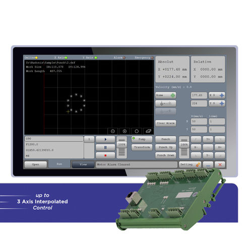 Commande CNC pour poinçonneuse CNC - XY Punch - Radonix Technology - 2 axes / compacte / embarquée