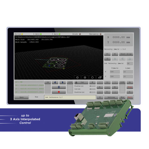 Interface de logiciel CNC - XY Cutter - Radonix Technology - 2 axes / pour machine de découpe plasma / pour machine de découpe