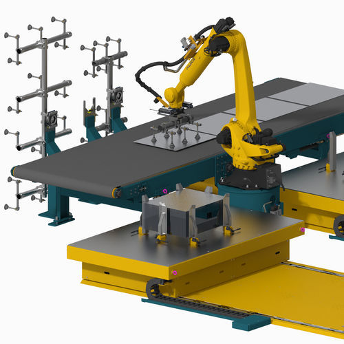 Empileur pour l'industrie agroalimentaire - DEVELOPPEMENT PROJETS INDUSTRIELS (DPI) - d'empilage / pour applications hydrauliques / pour la logistique