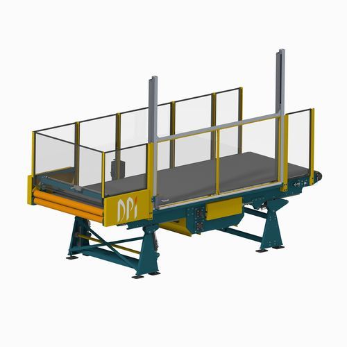 Convoyeur à bande - DEVELOPPEMENT PROJETS INDUSTRIELS (DPI) - à rouleaux motorisés / horizontal / de transport
