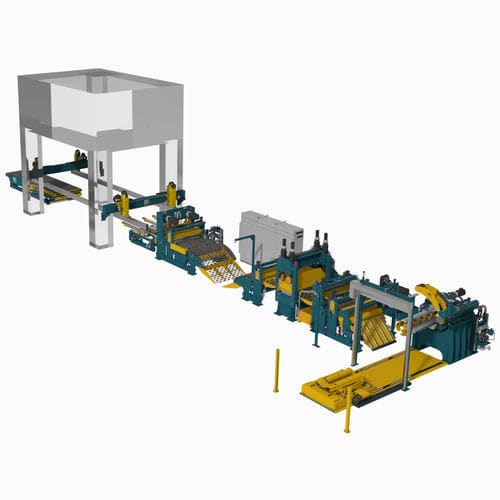 Ligne d'alimentation de presse pour acier à haute résistance - DEVELOPPEMENT PROJETS INDUSTRIELS (DPI) - pour procédé de découpage fin / pour bandes en acier magnétique / pour l'industrie automobile