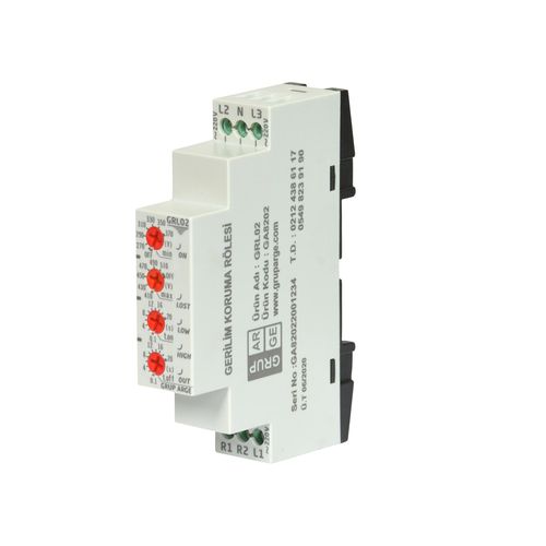 Relais de protection de surtension - GRL series - Grup Arge Energy and Control Systems - de sous-tension / d'absence de phases / d'ordre de phases