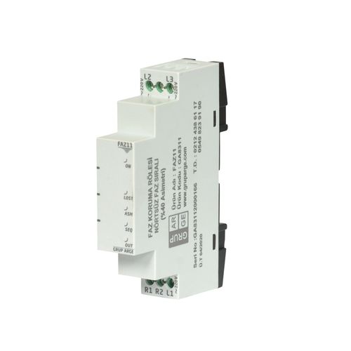 Relais de protection d'absence de phases - FAZ series - Grup Arge Energy and Control Systems - d'ordre de phases / d’asymétrie de phase / AC