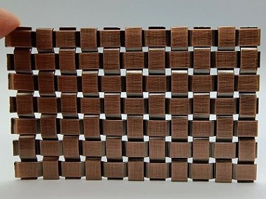 Grille tissé - METART-WW02 - Metart Building Tech Co.,Ltd - en acier inoxydable / de fil métallique