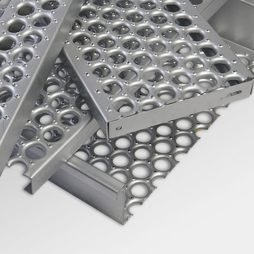 Caillebotis en acier galvanisé - Perf-O6 - Metart Building Tech Co.,Ltd - en aluminium / en acier inoxydable / en acier doux