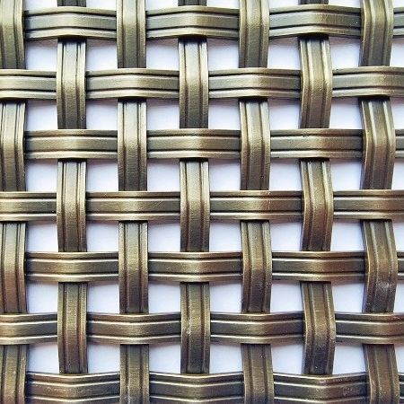 Grille tissé - METART-WW06-51253 - Metart Building Tech Co.,Ltd - rigide / en acier inoxydable / de fil métallique