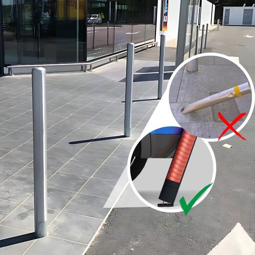 Borne fixe flexible - ISEMAR - Saedi Srl - de stationnement / en inox