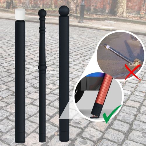 Borne fixe flexible - Saedi Srl - en acier / de stationnement