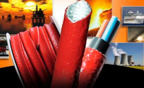 Gaine de protection - SCS THT - ACE FRANCE - tressée / pour applications aérospatiales / en fibre de verre