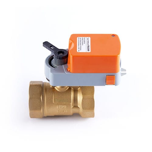 Vanne électrique - ES and BL - Taloar - de réglage / à régulation de débit / pour eaux chaudes